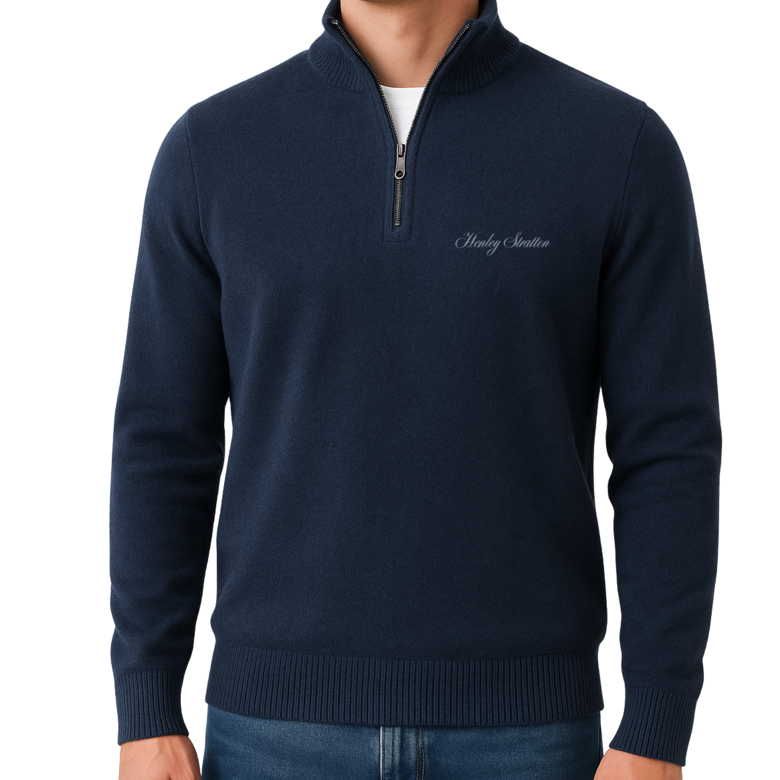Calligraphy Logo - Navy Blue